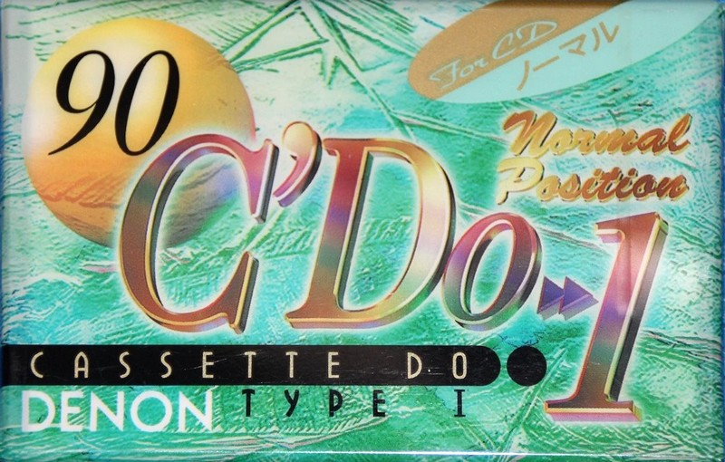 Compact Cassette Denon CDo 1 90 Type I Normal 1995 Japan