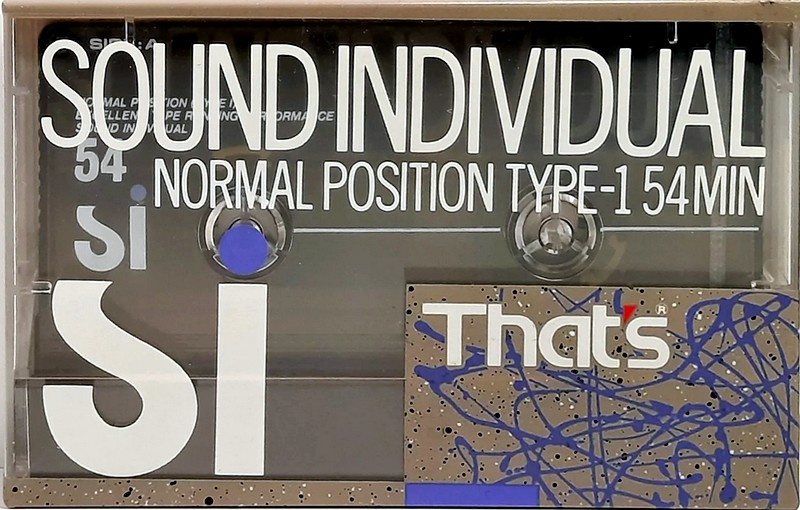 Compact Cassette Thats Si Sound Individual 54 Type I Normal 1988 Japan