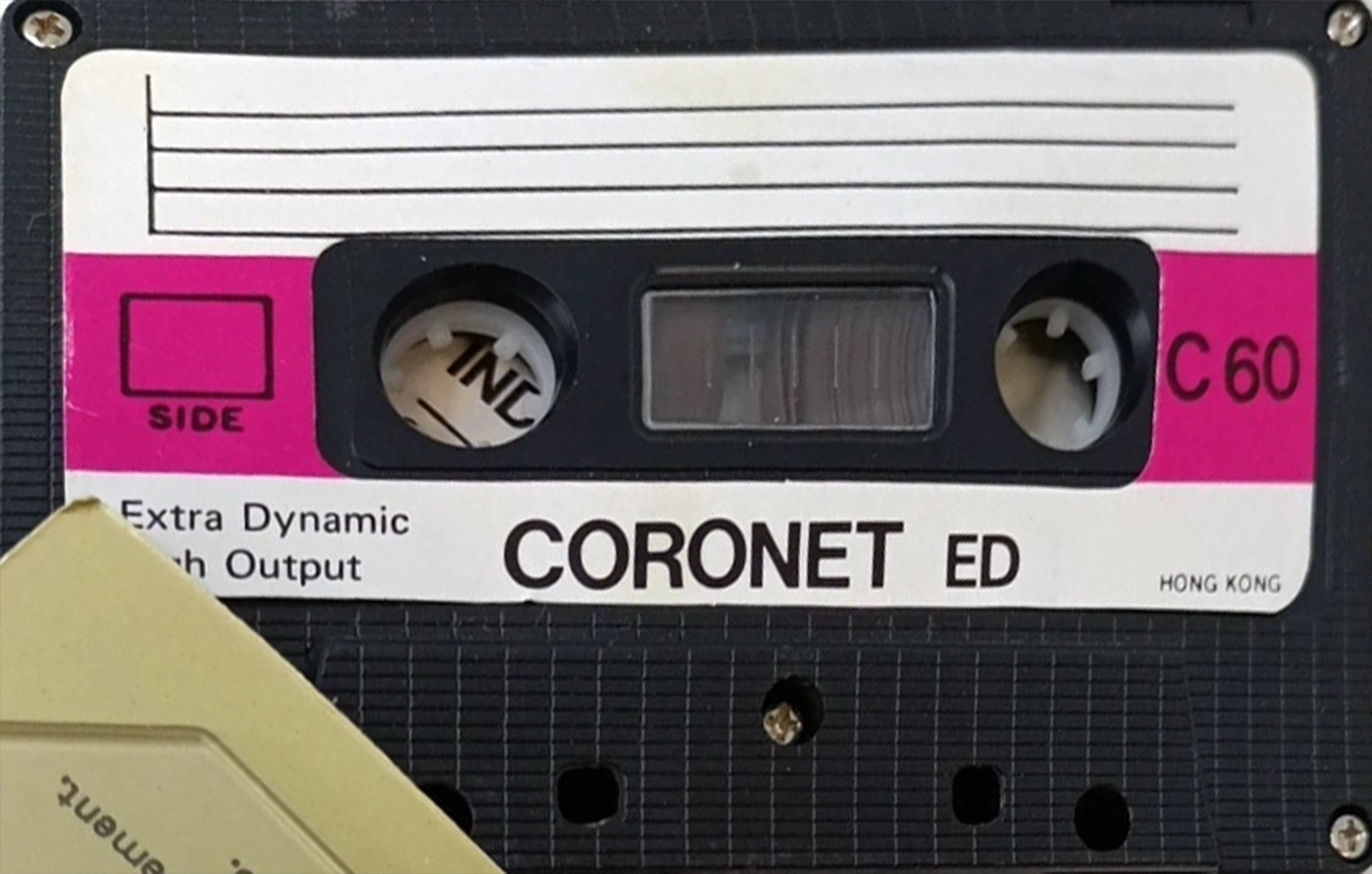 Compact Cassette Coronet ED 60 Type I Normal Europe