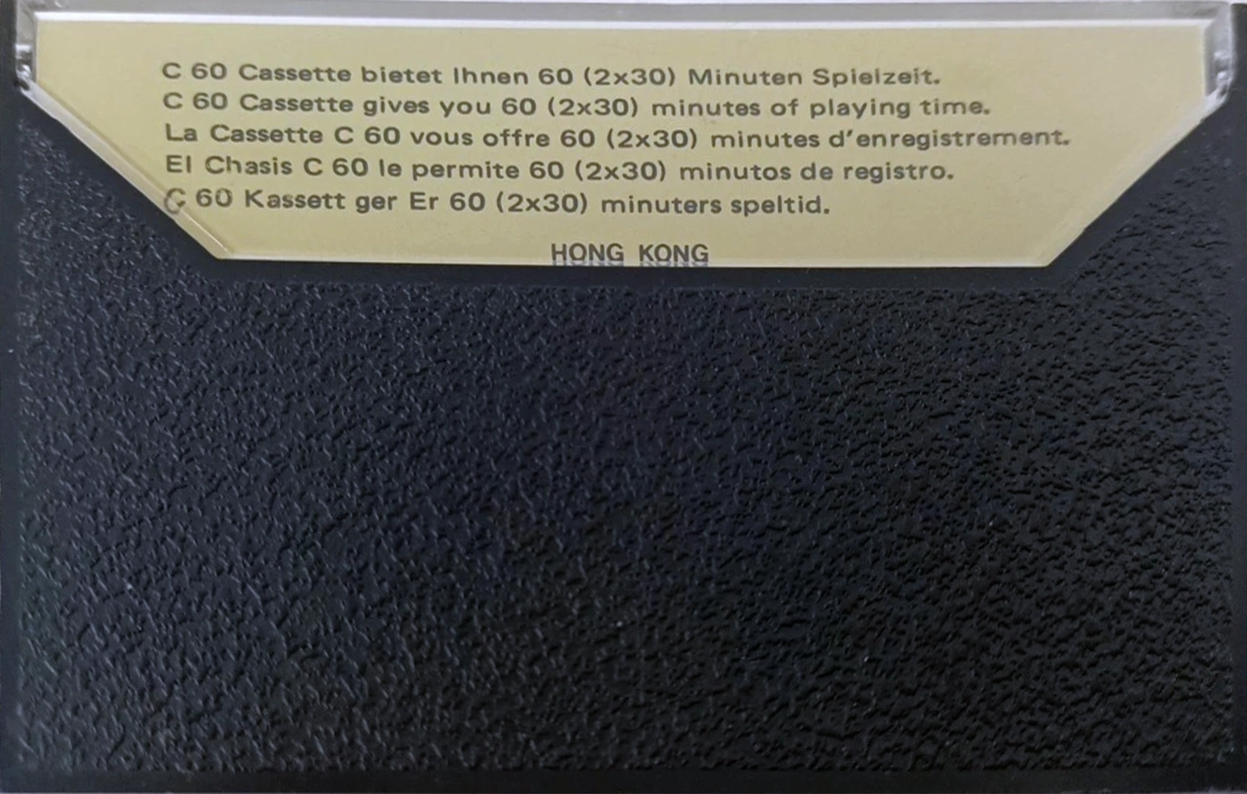 Compact Cassette Coronet ED 60 Type I Normal Europe