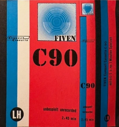 Compact Cassette Fiven 90 "LH" Type I Normal Germany