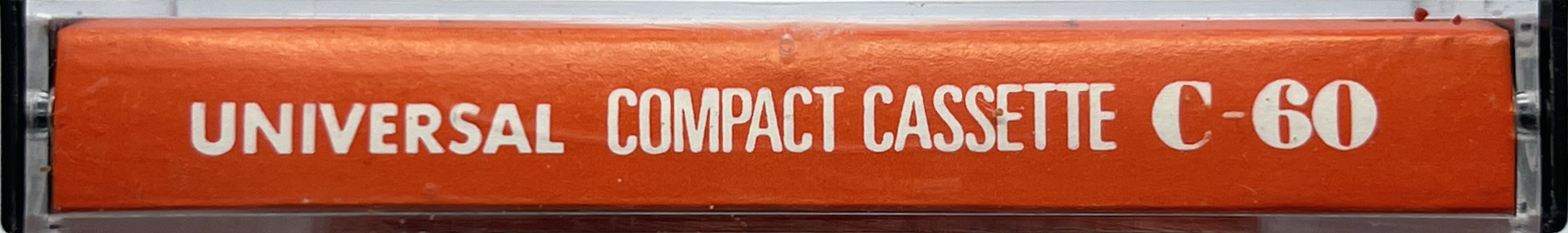 Compact Cassette Universal 60 Type I Normal 1978 Hong Kong