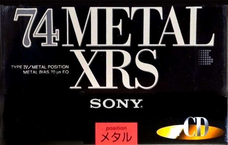 Compact Cassette Sony Metal-XRS 74 Type IV Metal 1994 Japan