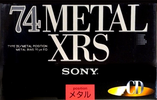 Compact Cassette Sony Metal-XRS 74 Type IV Metal 1994 Japan