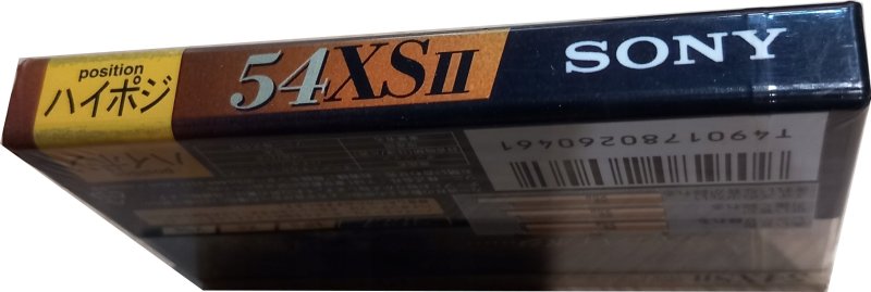 Compact Cassette Sony X Select 54 "C-54XS2" Type II Chrome 1994 Japan