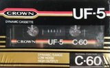 Compact Cassette Crown / Crown Radio Corporation UF-5 60 Type I Normal 1983 Europe