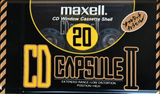 Compact Cassette Maxell CD Capsule II 20 "CDC-II 20" Type II Chrome 1990 Japan