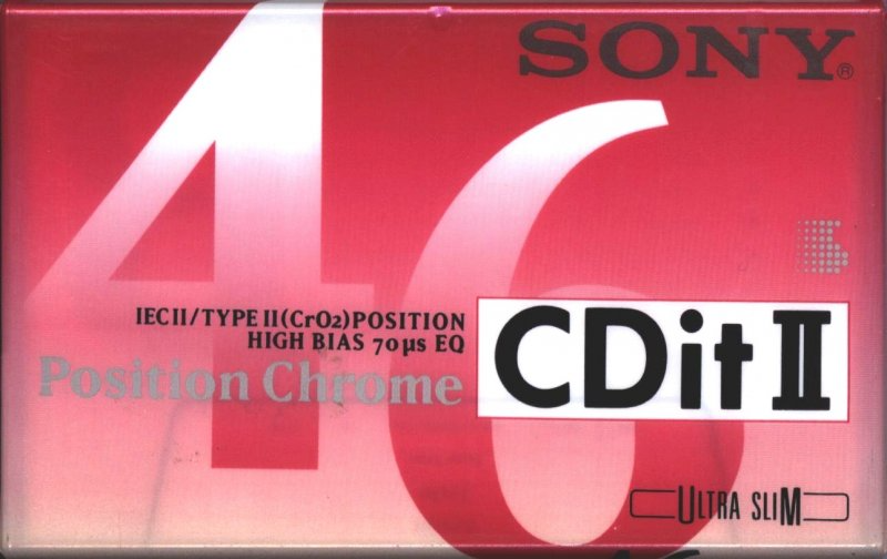 Compact Cassette: Sony  - CDit II 46