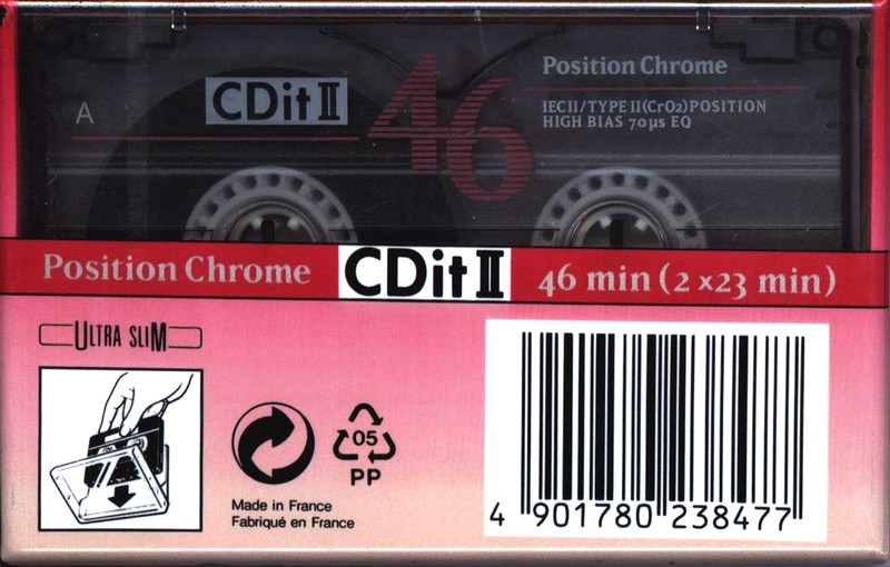 Compact Cassette: Sony  - CDit II 46