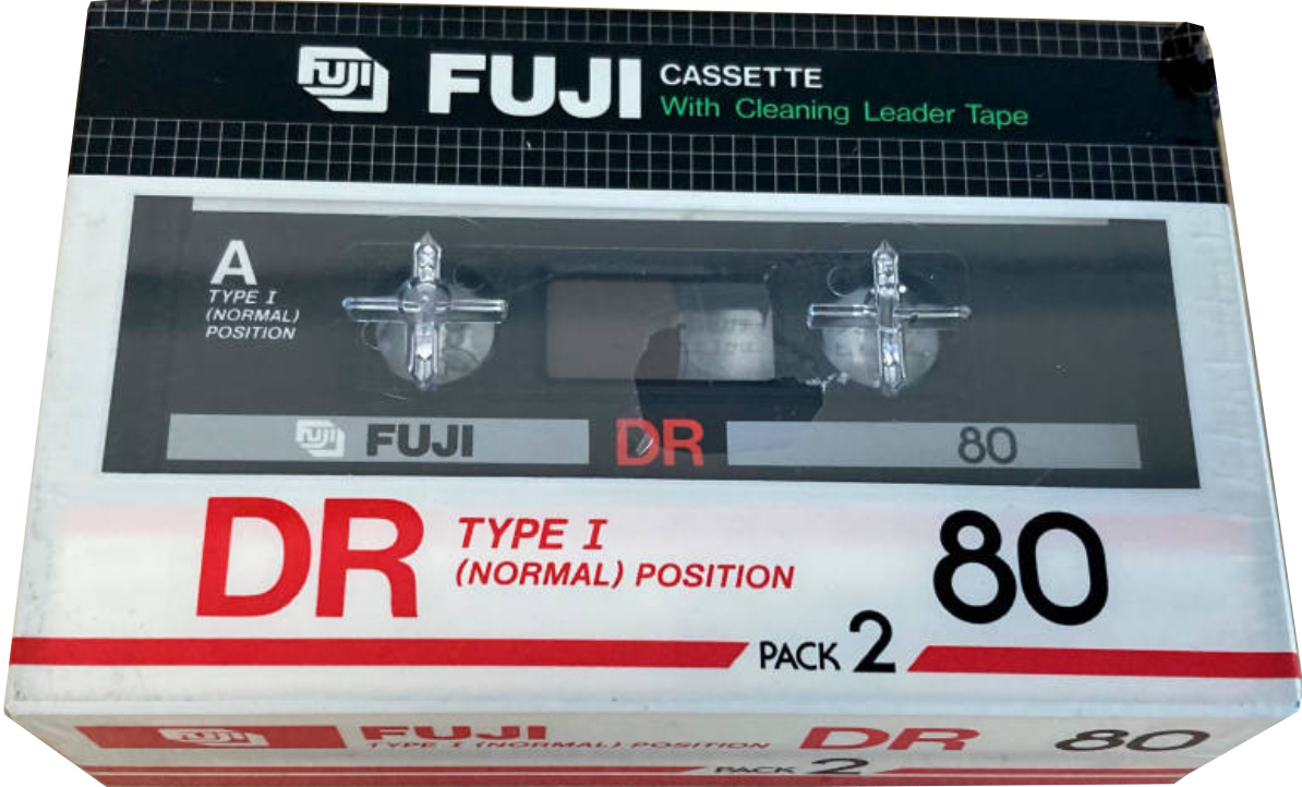 2 pack Fuji DR 80 Type I Normal 1982 Japan