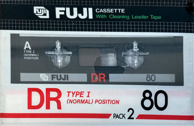 2 pack Fuji DR 80 Type I Normal 1982 Japan