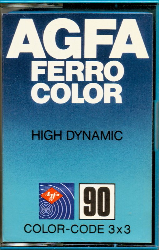 Compact Cassette AGFA Ferrocolor 90 Type I Normal 1978 Europe