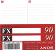Compact Cassette Sony FX 90 "C-90FX1C" Type I Normal 1998 Europe
