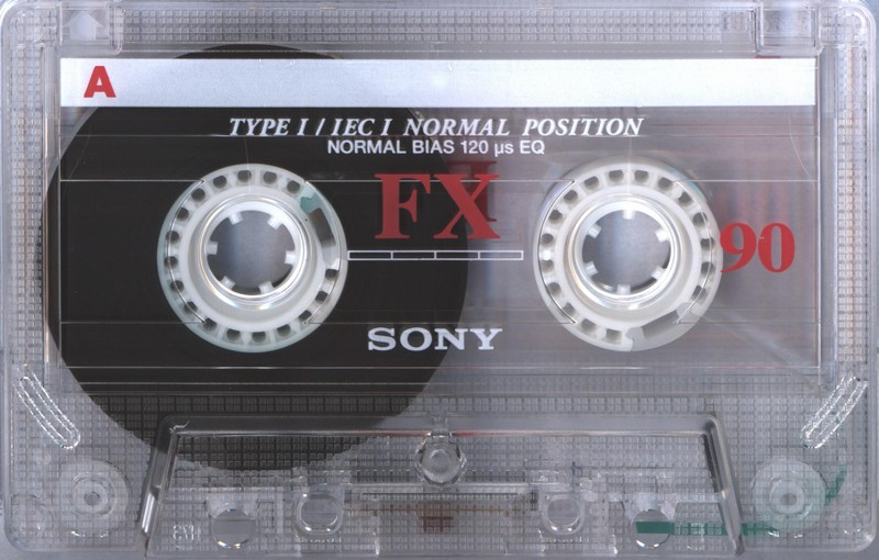 Compact Cassette Sony FX 90 "C-90FX1C" Type I Normal 1998 Europe