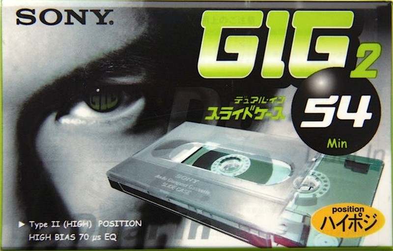 Compact Cassette: Sony  - GIG-2 54