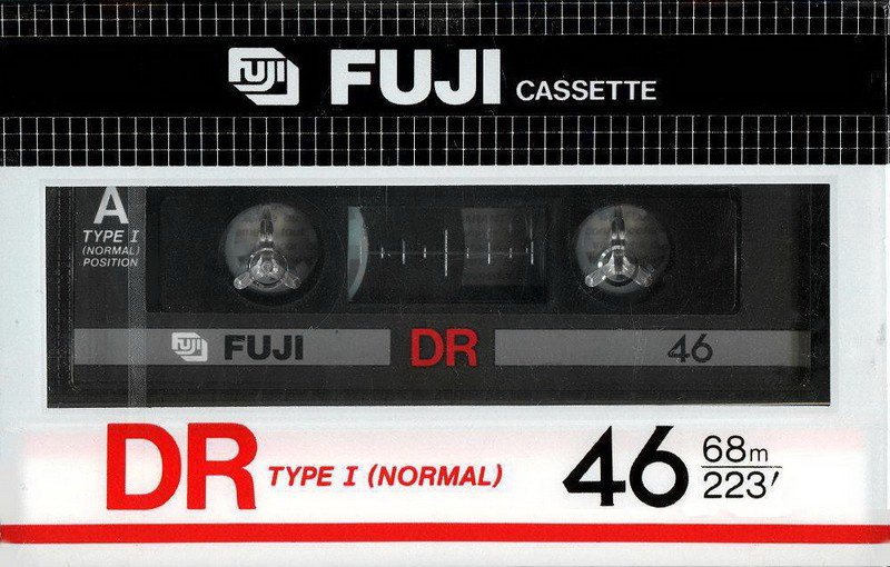 Compact Cassette Fuji DR 46 Type I Normal 1983 Europe, USA