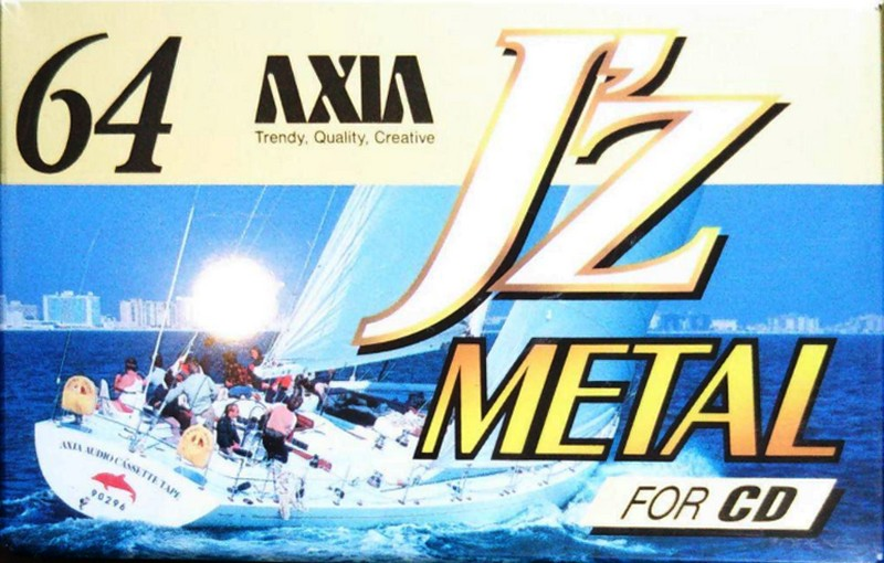 Compact Cassette AXIA J`z Metal 64 "JZMC 64" Type IV Metal 1995 Japan