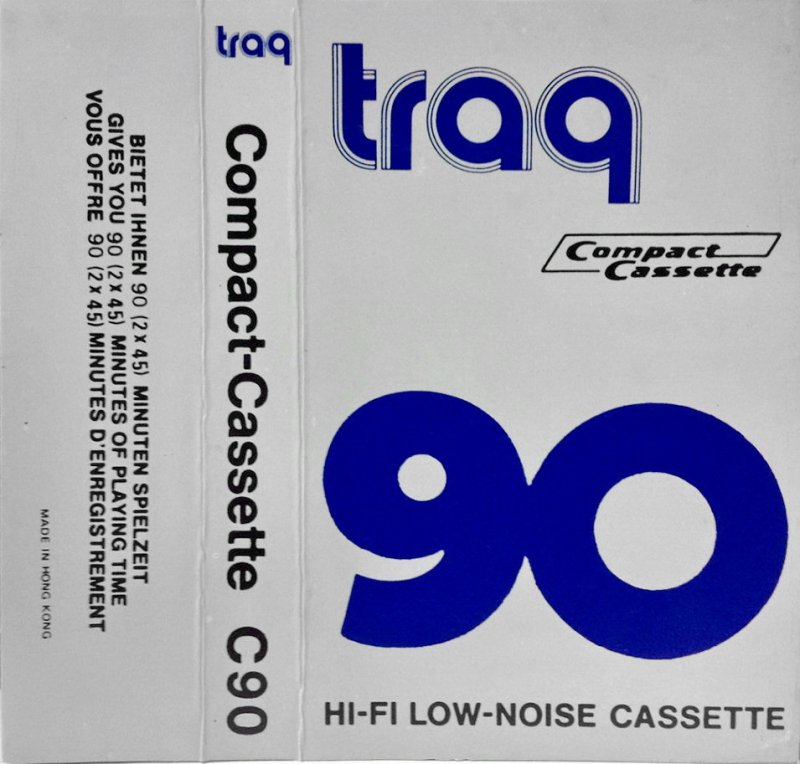 Compact Cassette Traq 90 Type I Normal Europe