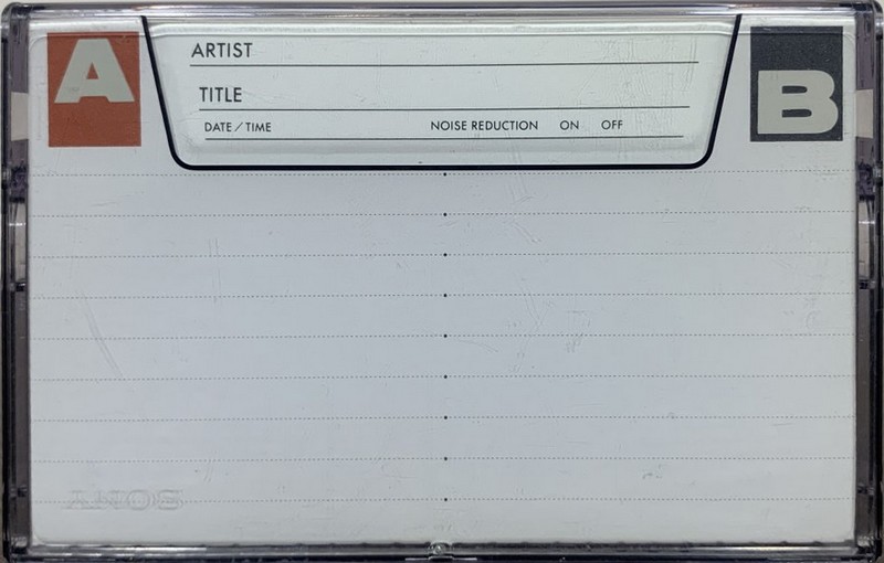 Compact Cassette Sony CDix IV 54 "C-54CDX4" Type IV Metal 1991 Japan