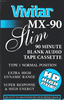 Compact Cassette Vivitar 90 "MX" Type I Normal UK