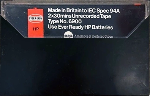 Compact Cassette Ever Ready Standard 60 Type I Normal 1977 UK