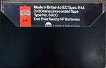 Compact Cassette Ever Ready Standard 60 Type I Normal 1977 UK
