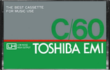 Compact Cassette Toshiba EMI 60 Type I Normal 1973 Japan