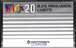 Compact Cassette Commodore 20 "VIC Blank Programming Cassette" Computer Cassette USA