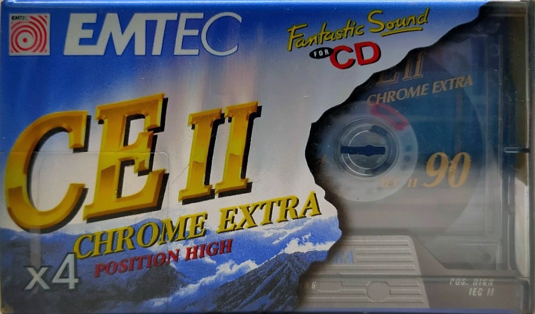 4 pack Emtec CE II Chrome Extra 90 Type II Chrome 2004 Europe