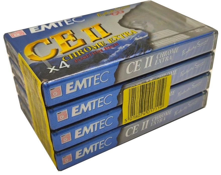 4 pack Emtec CE II Chrome Extra 90 Type II Chrome 2004 Europe