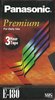 VHS, Video Home System Panasonic Premium 180 Type I Normal Europe