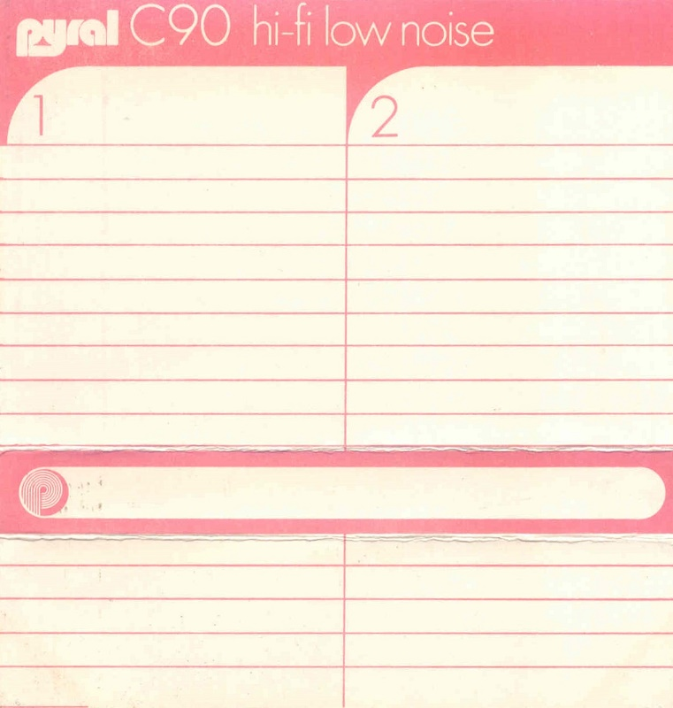 Compact Cassette Pyral 90 Type I Normal 1975 UK