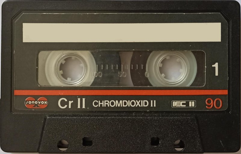 Compact Cassette Sonovox Cr II 90 Type II Chrome 1983 Portugal