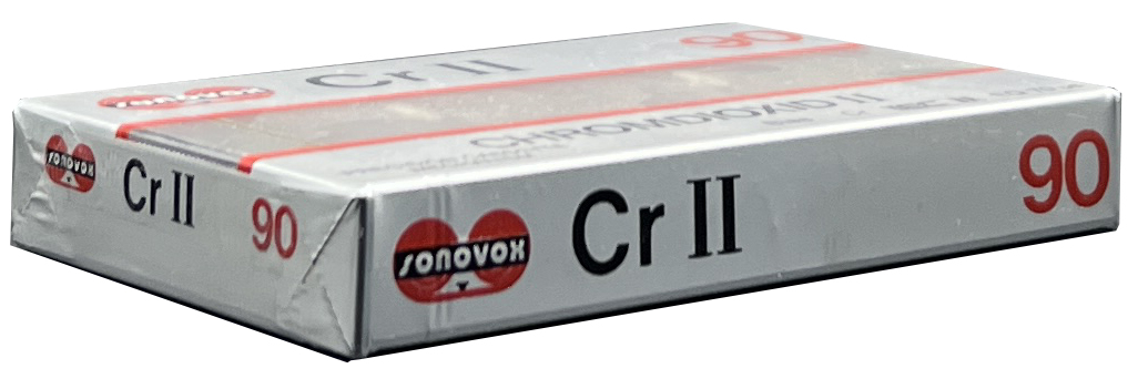 Compact Cassette Sonovox Cr II 90 Type II Chrome 1983 Portugal