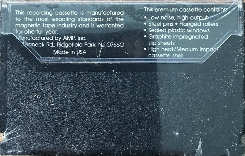 Compact Cassette AMP Studio 60 Type I Normal USA