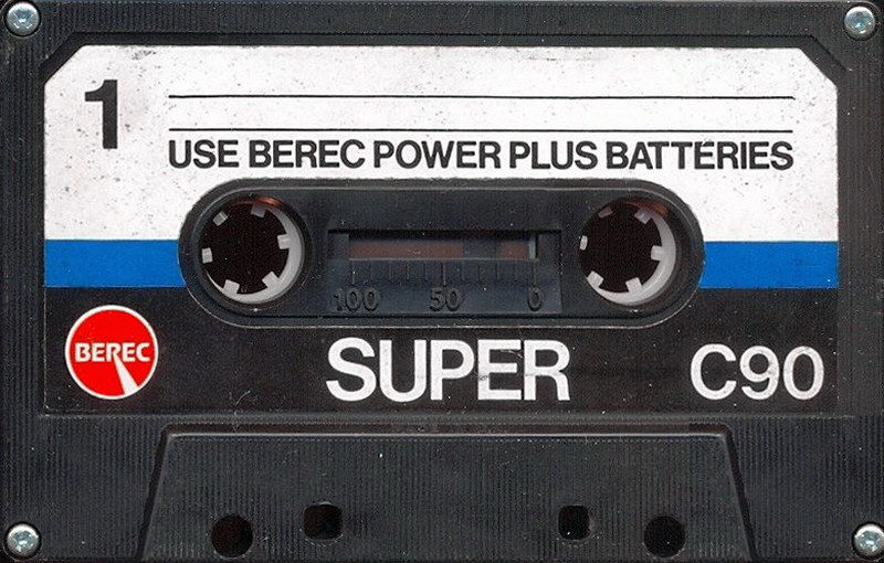 Compact Cassette Berec Super 90 Type I Normal 1980 UK