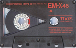 Compact Cassette Thats EM-X 46 Type II Chrome 1987 Europe