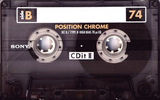 Compact Cassette Sony CDit II 74 Type II Chrome 1992 Europe