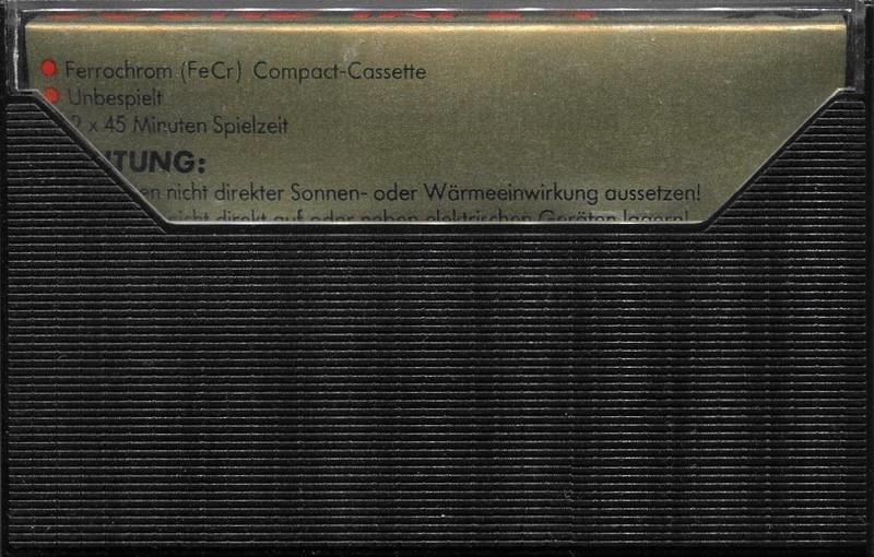 Compact Cassette Sound 2000 Sound Tape 4 90 "Ferrochrom" Type III Ferro Chrome 1978 Germany