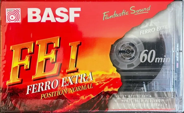 Compact Cassette BASF FE I Ferro Extra 60 Type I Normal 1997 Latin America