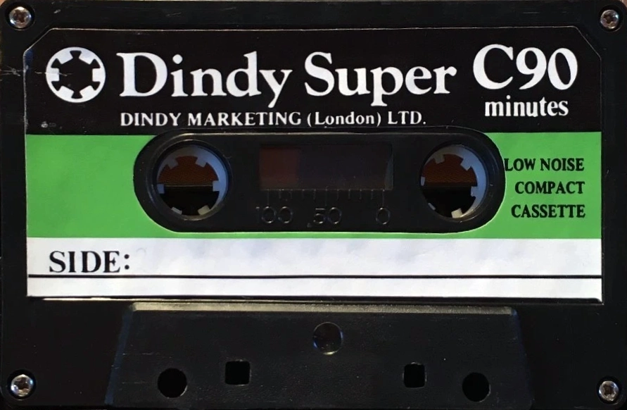 Compact Cassette Dindy Super 90 Type I Normal 1976 Europe