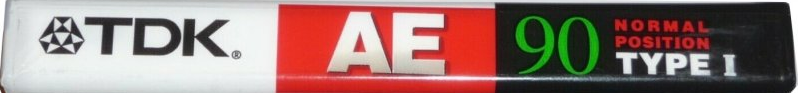 Compact Cassette TDK AE 90 "AE-90F" Type I Normal 1998 Japan