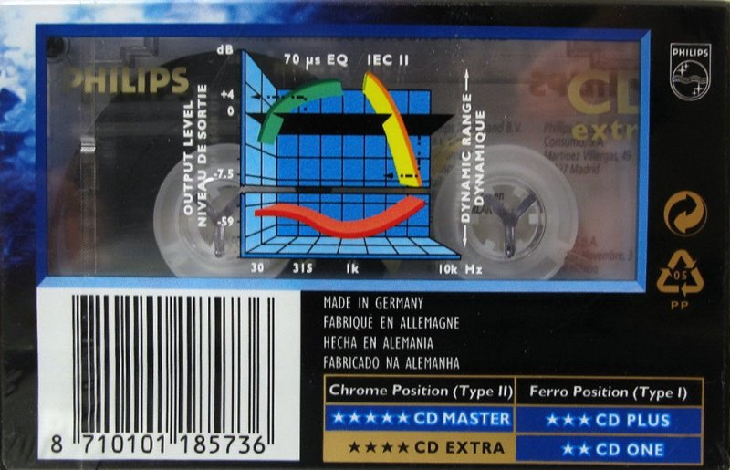 Compact Cassette: Philips  - CD Extra 90