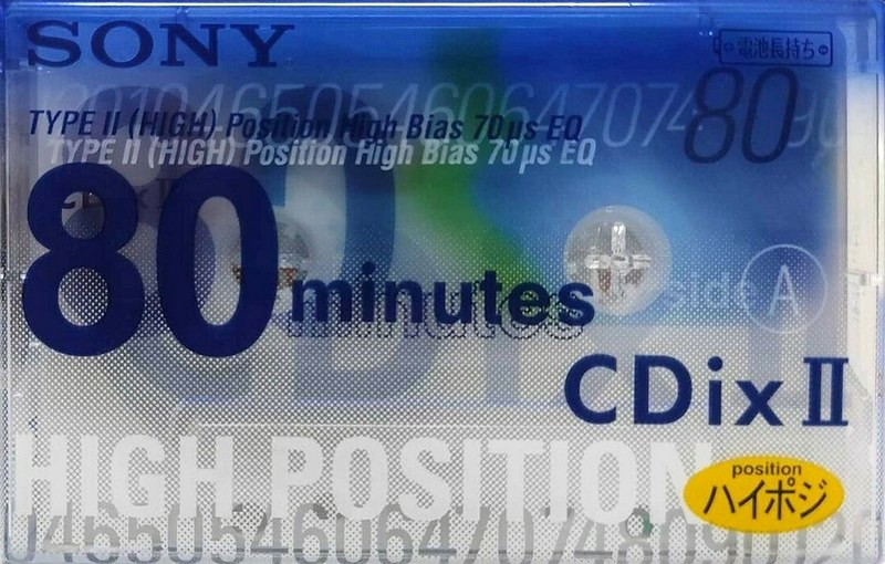 Compact Cassette: Sony  - CDix II 80