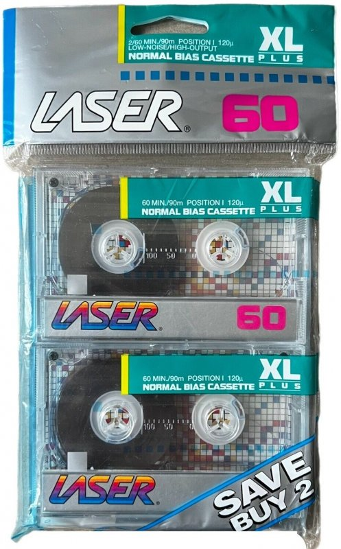 Blister Laser XL Plus 60 Type I Normal 1989 USA