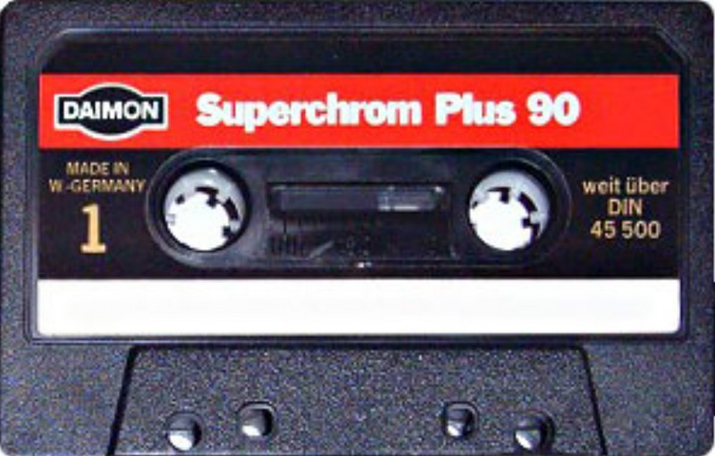 Compact Cassette Daimon Superchrom Plus 90 Type II Chrome 1982 Germany