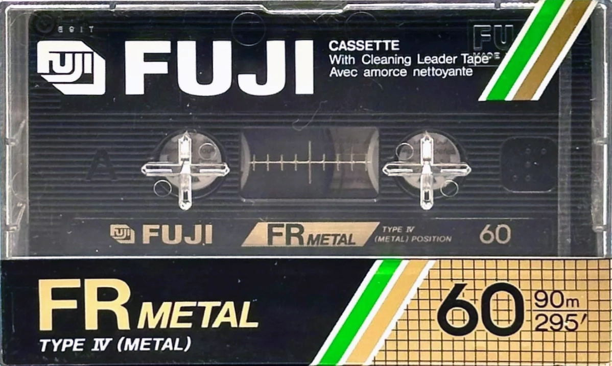 Compact Cassette Fuji FR Metal 60 Type IV Metal 1988 North America