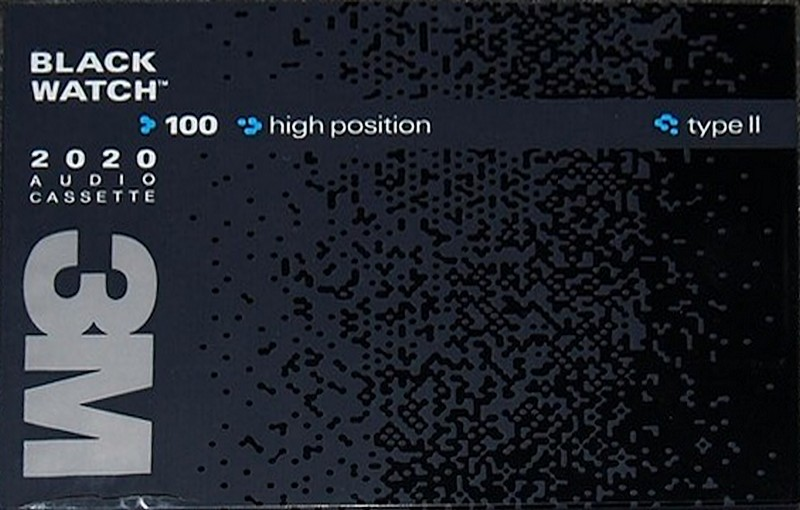 Compact Cassette 3M 2020 100 "2020" Type II Chrome 1989 USA