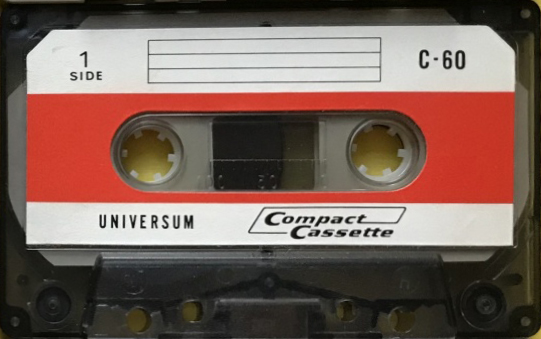 Compact Cassette Universum 60 Type I Normal 1969 Germany