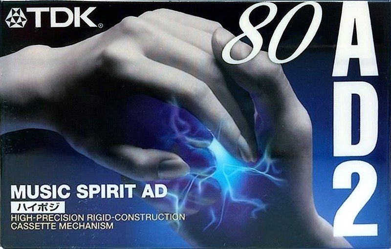 Compact Cassette TDK AD2 80 "AD2-80S" Type II Chrome 1997 Japan
